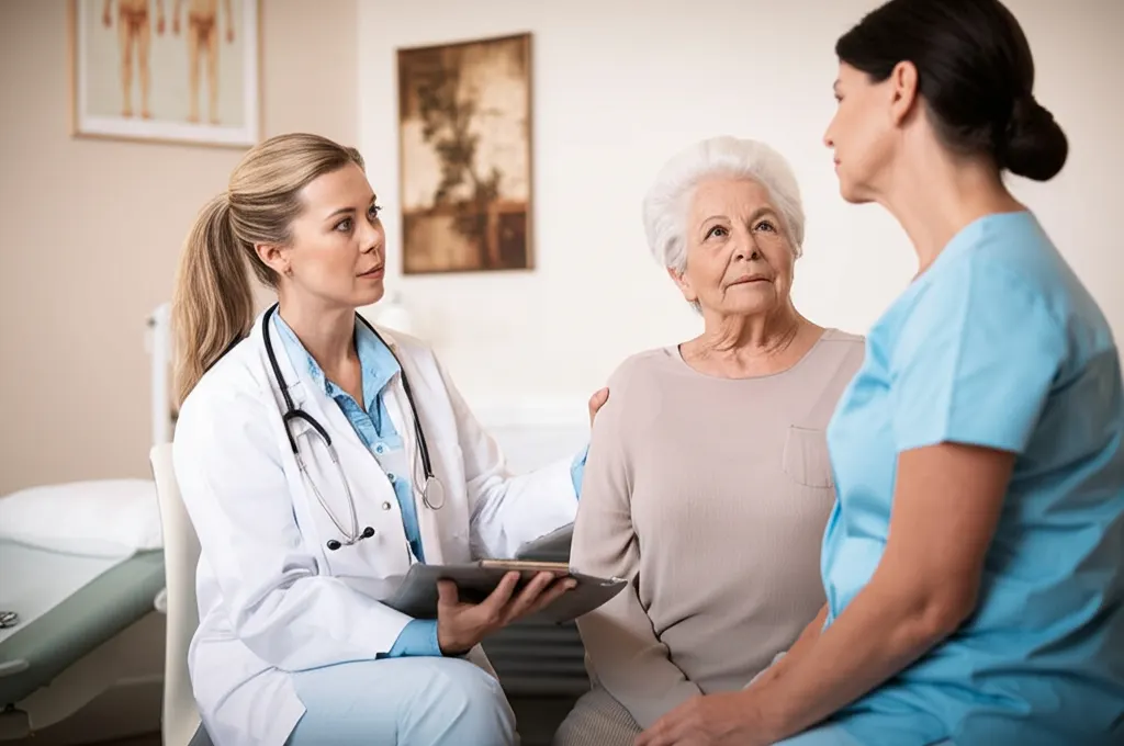 A JoyfulHands nurse providing compassionate in-home care